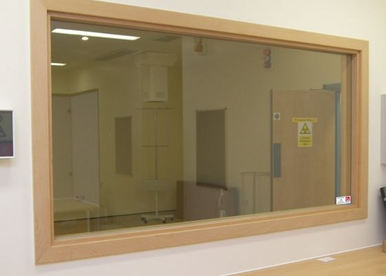 Thick 20mm X Ray Lead Glass 1000 * 800mm Radiation Resistant Protection
