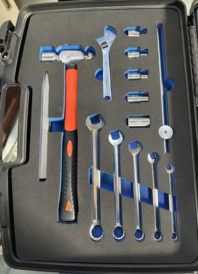 Tool Box Set Non Magnetic Tool Kit Non Magnetic Stainless Steel Silver With Black Handles Durable and for Industrial
