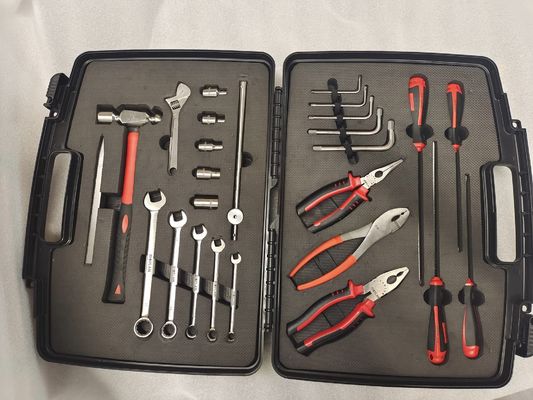 Anti-Static Nonmagnetic Tool Kit with Portable Case, Nonmagnetic Stainless Steel Tools for Electronic Servicing & Repair