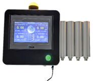 Portable and User-Friendly Surface Contamination Meter for Energy Range 0.05-3.0 MeV Powered by 2 AA Batteries