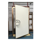 10MHz 130MHz Radiation Protection Shielding Doors Brass Foil Framed For MRI Room