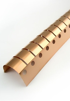 610mm ESD EMI RFI Shielding Gaskets Beryllium Copper Finger Stock Nickel Plated