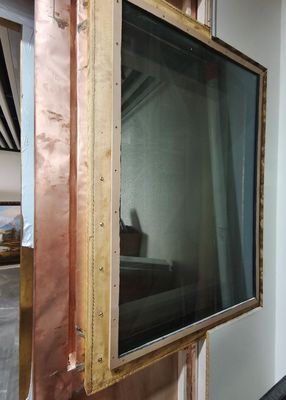 2.4m*0.9m Shielding Windows Nuclear Magnetic Resonance Radiation For Mri Room