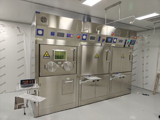 কৃত্রিম বুদ্ধিমত্তা নিয়ন্ত্রণ সহ সক্রিয় কার্বন ফিল্টার হট সেল পারমাণবিক বিকিরণ সুরক্ষার জন্য HEPA ফিল্টারিং