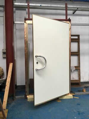 1.2 2.1m দরজা আকার বিভিন্ন অ্যাপ্লিকেশনের জন্য কাস্টমাইজযোগ্য মাত্রা সঙ্গে দরজা RF shielded উইন্ডোজ Swing Door মডেল