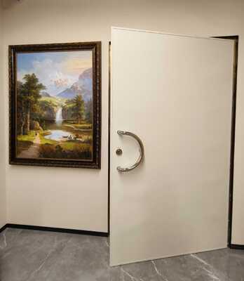 পাউডার লেপা ডাবল পাতা আরএফ shielded দরজা কঠোর পরিবেশ এবং এমআরআই অ্যাপ্লিকেশন জন্য নির্মিত