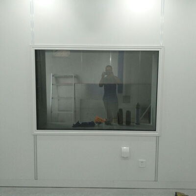 কাস্টমাইজড 2.4m × 0.9m ইএমআই ব্লকিং উইন্ডো 60dB গোলমাল সুরক্ষা এবং মেডিকেল সরঞ্জাম জন্য ডাবল গ্লাস সঙ্গে