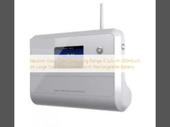 নিউট্রন ডোজ রেট পরিমাপ পরিসীমা 0.1μSv/h-100mSv/h রিচার্জেবল ব্যাটারি সহ বড় আকারের টাচ স্ক্রিনে